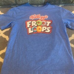 Boys Froot Loops cereal shirt